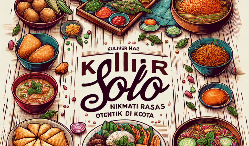 Kuliner Khas Solo yang Wajib Dicoba: Nikmati Cita Rasa Otentik di Kota