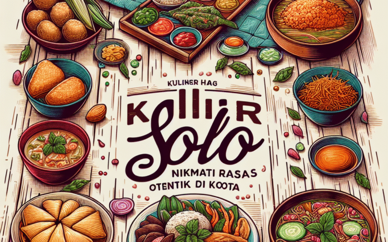 Kuliner Khas Solo yang Wajib Dicoba: Nikmati Cita Rasa Otentik di Kota